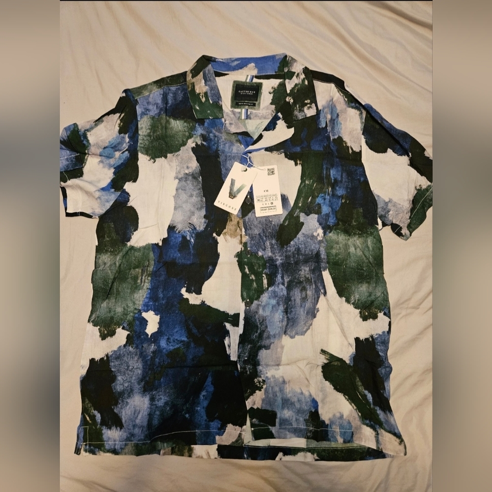 Denim & Flower Viscose